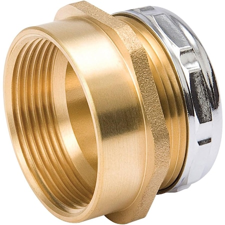 B & K 1-1/2 In. x 1-1/2 In. Brass Waste Adapter 158-977